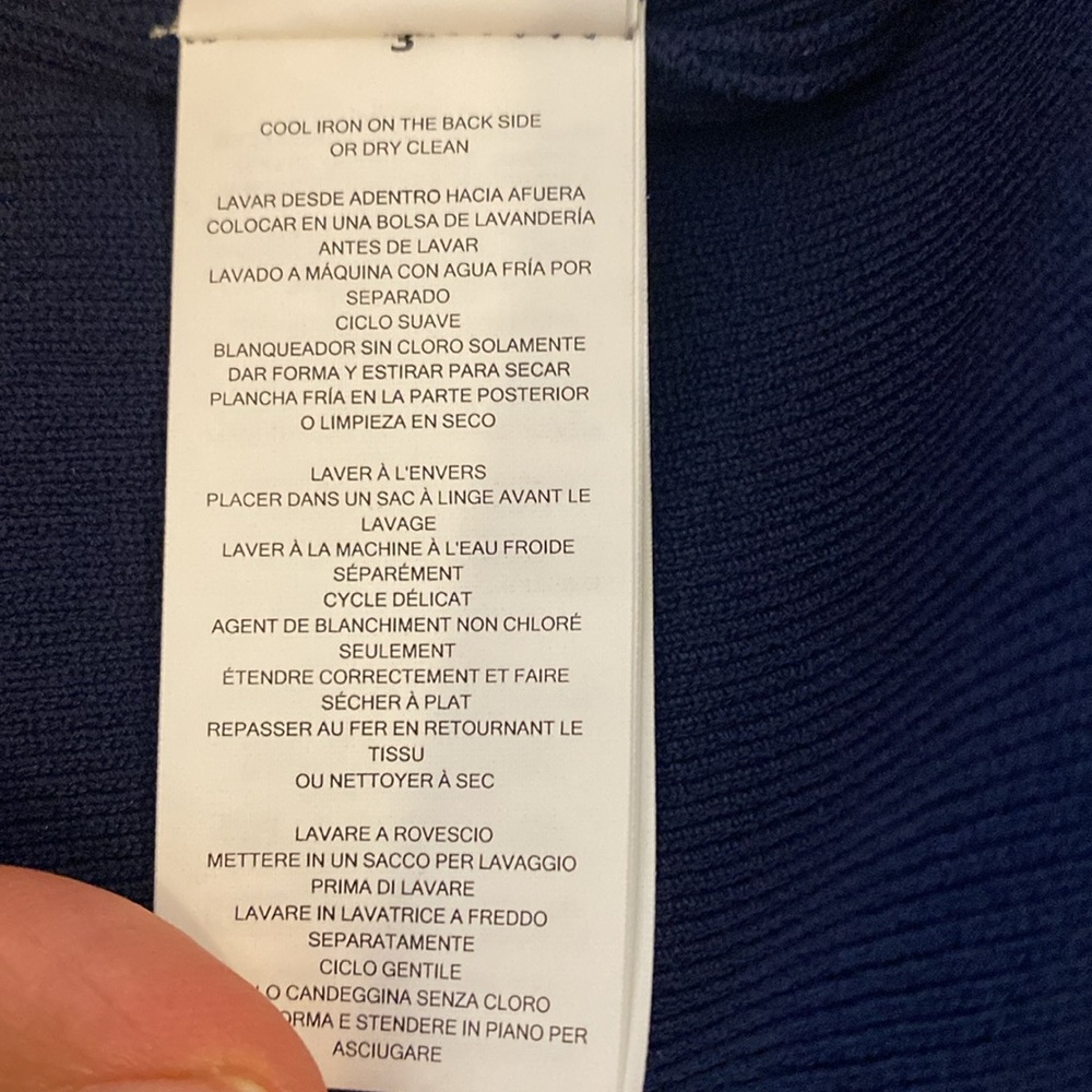 Michael Kors Blue and White Bodycon Dress Women Size XS - Picture 11 of 11